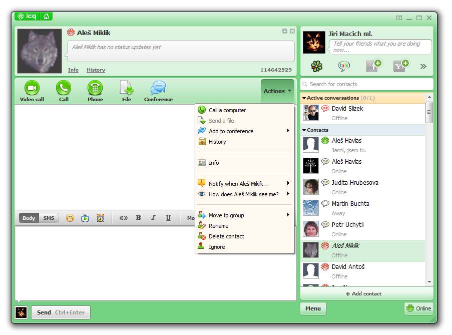C 28 декабря ICQ перестает поддерживать старые версии